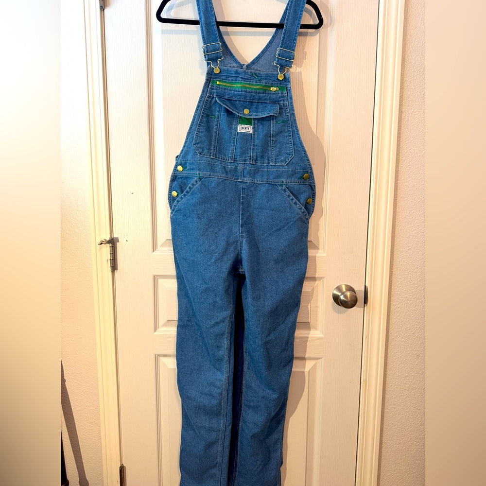 Men's Small (unisex) Liberty Denim Bib Overalls EUC